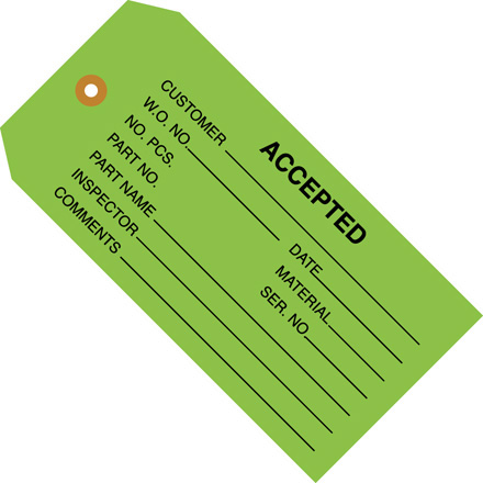 Inspection Tags - 218-0113826 - 4 3/4