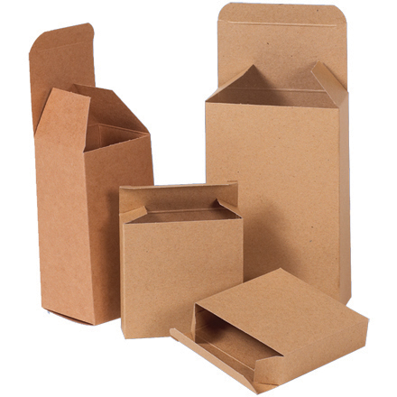 Kraft Reverse Tuck Folding Cartons - 073-0116443 - 2
