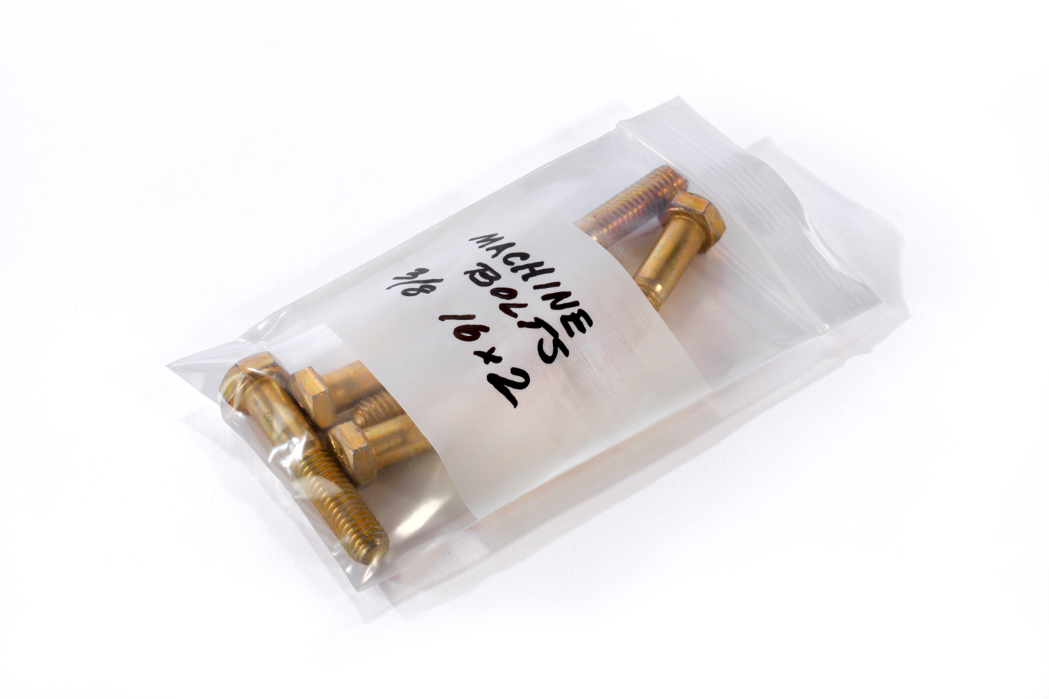 4 MIL Whiteblock Reclosable Poly Bags - 013-0103542 - 4'' x 6'' x 4 mil Reclosable Bags w/ White Block 1